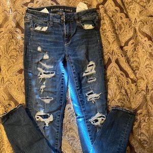 American Eagle size 4 long jeggings